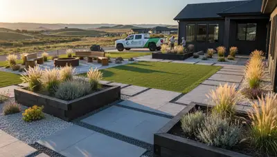 Boise, ID landscaping service for residential yard maintenance and landscape design
