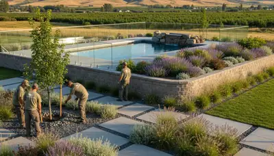 Boise, ID landscaping service for residential yard maintenance and landscape design