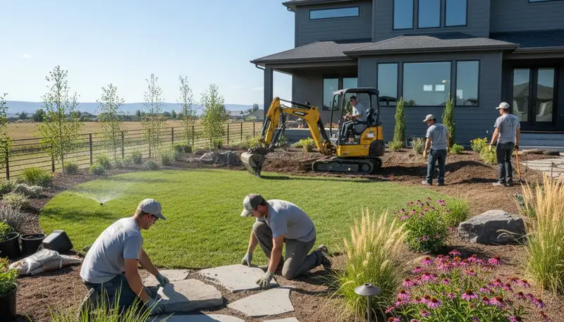 Boise, ID landscaping service by Landscapers Boise Idaho for residential and commercial properties