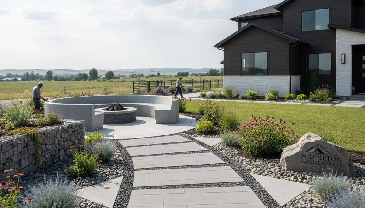 Boise, ID landscaping service showcasing professional yard maintenance and landscape care